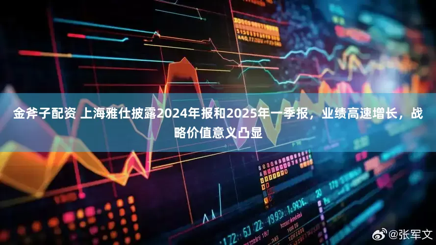金斧子配资 上海雅仕披露2024年报和2025年一季报，业绩高速增长，战略价值意义凸显