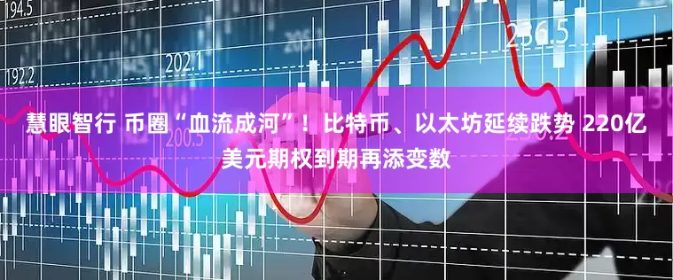 慧眼智行 币圈“血流成河”！比特币、以太坊延续跌势 220亿美元期权到期再添变数