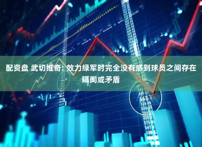 配资盘 武切维奇: 效力绿军时完全没有感到球员之间存在隔阂或矛盾